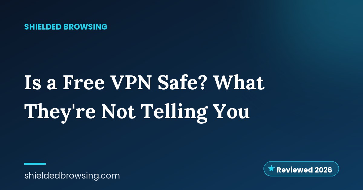 Is a Free VPN Safe? What They're Not Telling You