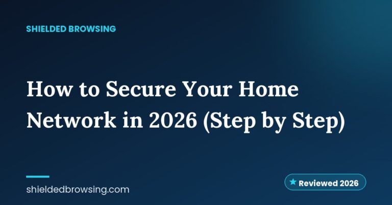 How to Secure Your Home Network in 2026 (Step by Step)