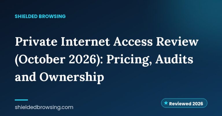 Private Internet Access Review (October 2026): Pricing, Audits and Ownership